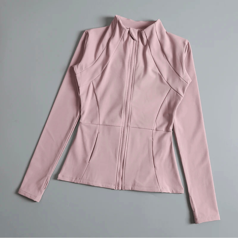 Mason Luxor Men Fashion Mason | Women’s Long Sleeve Sports Jacket – Full Zip Slim Fit Activewear for Gym, Running & Yoga