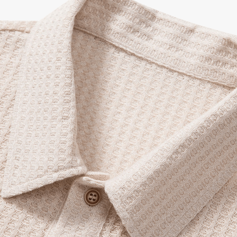 Mason Luxor Men Fashion Mason | Stylish Summer Polo Shirt for Men – Breathable Waffle Knit