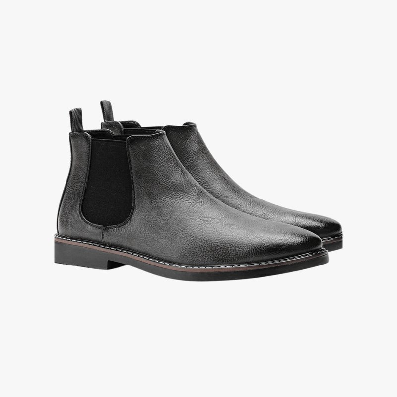 Mason Luxor Men Fashion Mason | Chelsea Boots Men Polished Leather Dress Boots Stylish Classic Retro Slip On Boots for Men