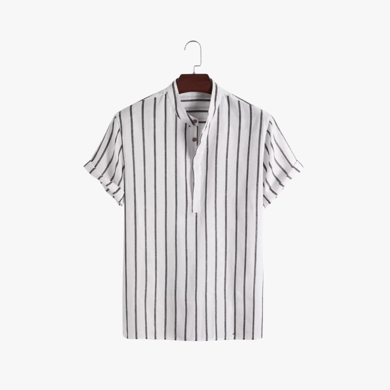 Mason Luxor Men Fashion Mason | Striped Linen Shirt