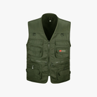 Mason Luxor Men Fashion Mason | Men's Fishing Vest Utility Safari Travel Vest with Pockets Outdoor Work Photo Cargo Fly Summer Vest