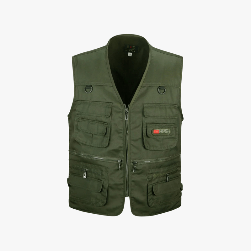 Mason Luxor Men Fashion Mason | Men's Fishing Vest Utility Safari Travel Vest with Pockets Outdoor Work Photo Cargo Fly Summer Vest
