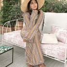 Mason Luxor Men Fashion Mason | Lace Knit Maxi Dress – Summer Beach Cover