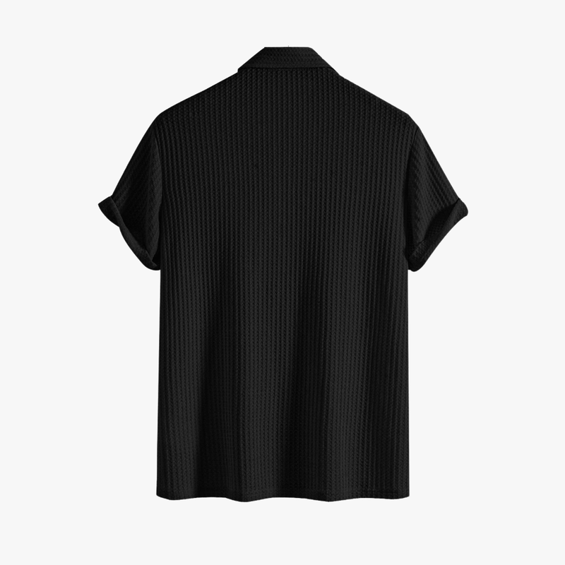 Mason Luxor Men Fashion Mason | Stylish Summer Polo Shirt for Men – Breathable Waffle Knit