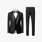 Mason Luxor Men Fashion Mason | Men's Suits Slim Fit,3 Piece Suit for Men,2 Button Blazer Jacket Vest Pants with Tie,Men Tuxedo Suit Set