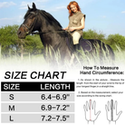 Mason Luxor Men Fashion Mason | Ladies Horse Riding Gloves - Women Equestrian Black Stretch Fabric Silicone