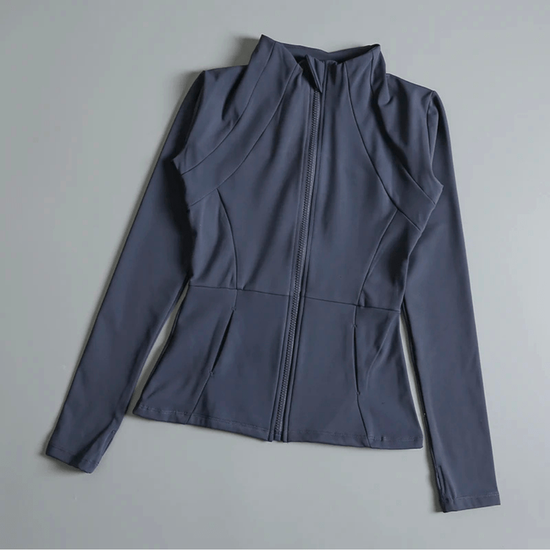 Mason Luxor Men Fashion Mason | Women’s Long Sleeve Sports Jacket – Full Zip Slim Fit Activewear for Gym, Running & Yoga