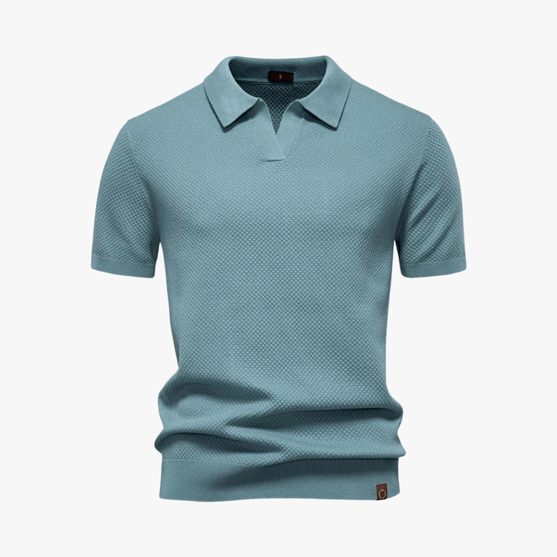 Mason Luxor Men Fashion Mason | Modern Knit Polo Shirt