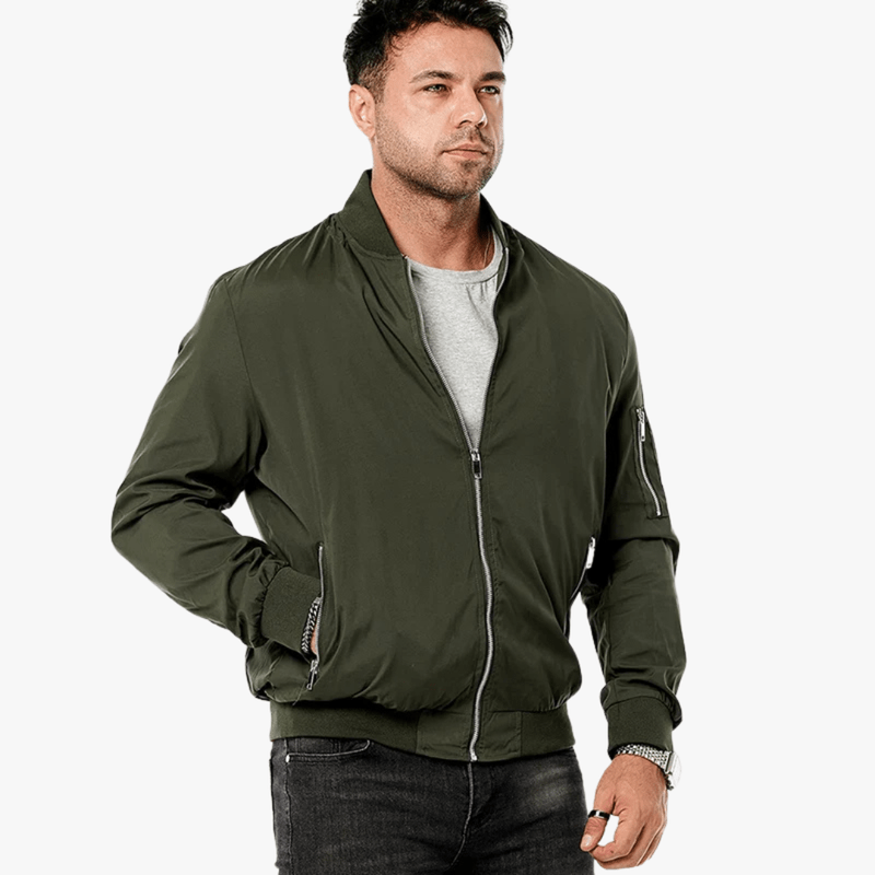 Mason Luxor Men Fashion Mason | Lightweight Everyday Bomber Jacket for Men - Classic Fit - Spring en Summer
