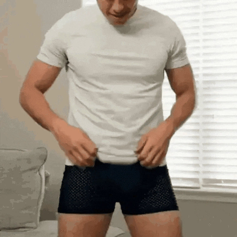 Mason Luxor Men Fashion Mason | Upgrade Bamboo Boxer Briefs- Breathable Mens Underwear, Built-in with 3D Pouch Comfortable Underwear for Men