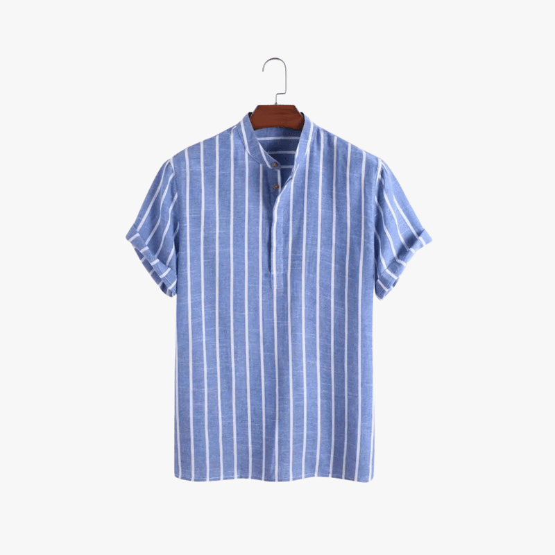 Mason Luxor Men Fashion Mason | Striped Linen Shirt