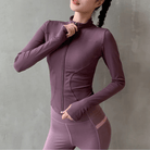 Mason Luxor Men Fashion Mason | Women’s Zip-Up Sports Jacket – Breathable Activewear with Thumb Holes