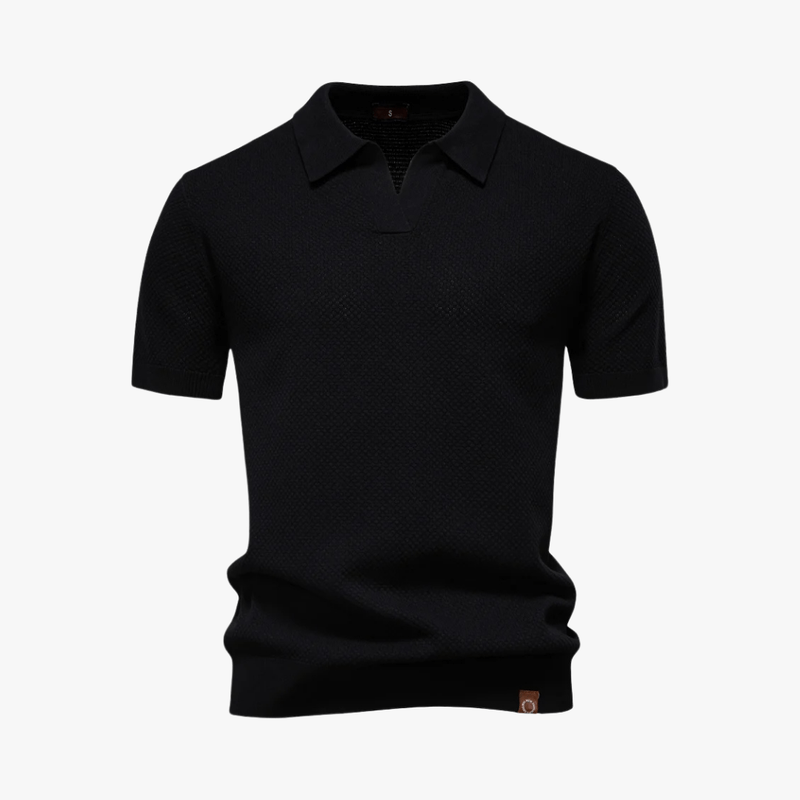 Mason Luxor Men Fashion Mason | Modern Knit Polo Shirt
