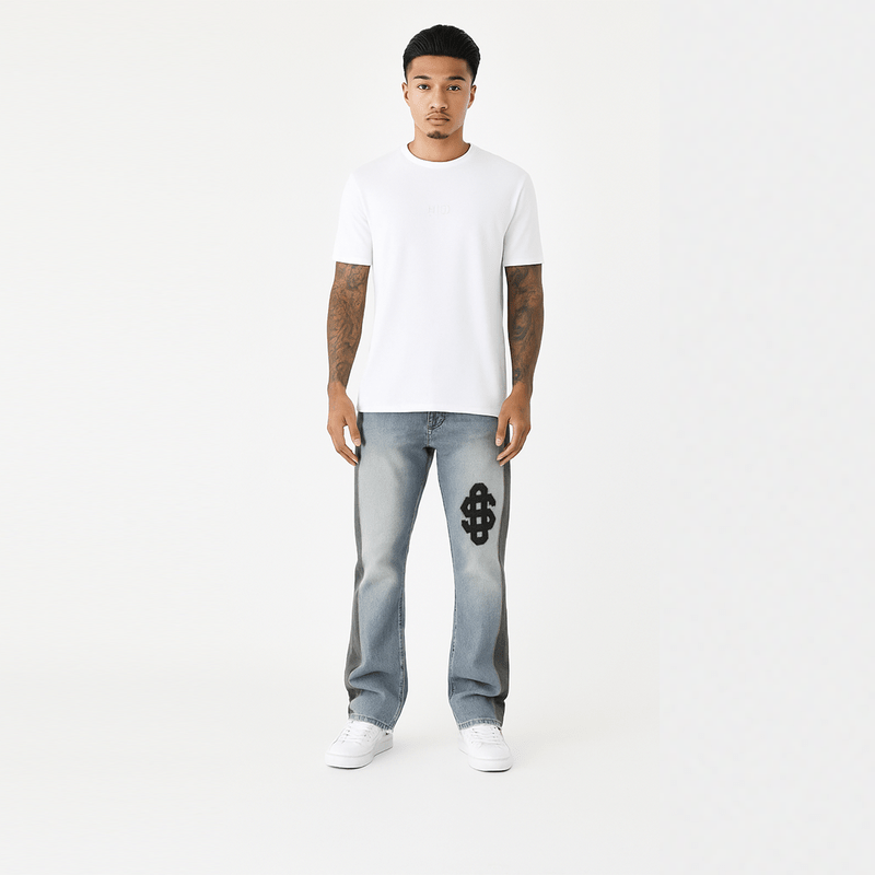 Mason Luxor Men Fashion Mason | Crystal Flare Jeans Men
