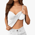 Mason Luxor Men Fashion Mason | Vest Top with Built in Bra with Padded Women's Basic Seamless Camisole