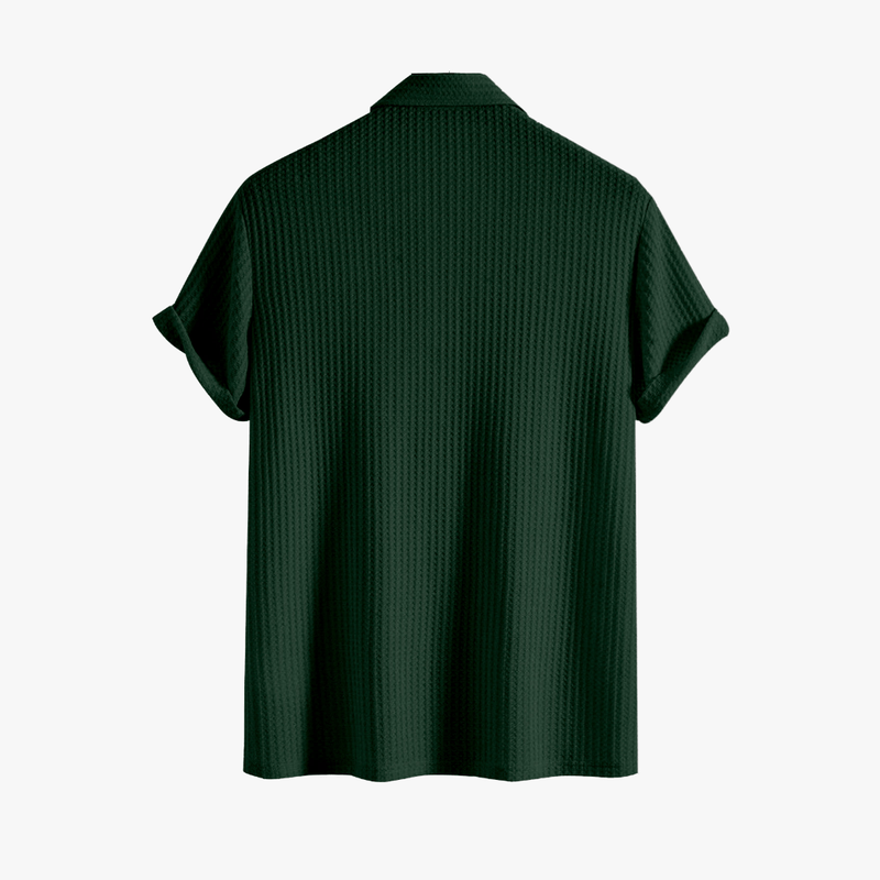 Mason Luxor Men Fashion Mason | Stylish Summer Polo Shirt for Men – Breathable Waffle Knit