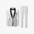 Mason Luxor Men Fashion Mason | Men's Suits Slim Fit,3 Piece Suit for Men,2 Button Blazer Jacket Vest Pants with Tie,Men Tuxedo Suit Set