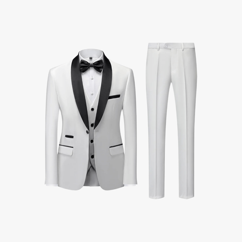 Mason Luxor Men Fashion Mason | Men's Suits Slim Fit,3 Piece Suit for Men,2 Button Blazer Jacket Vest Pants with Tie,Men Tuxedo Suit Set