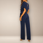 Mason Luxor Men Fashion Mason | Elegant Wide-Leg Jumpsuit for Women – One-Piece - Dressy Day-to-Night Look