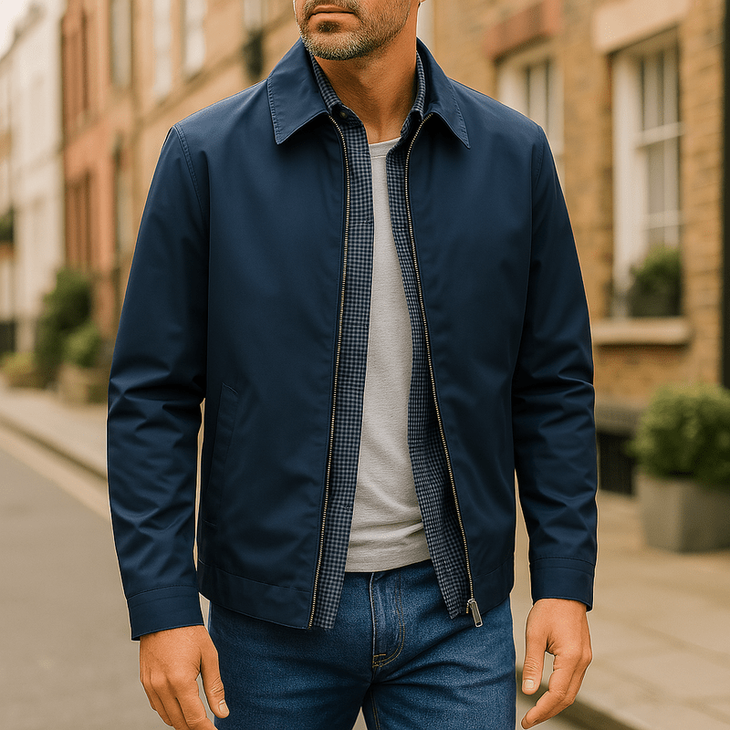 Mason Luxor Men Fashion Mason | Men's Lightweight Jackets Casual Windbreaker Stylish Light Fall Spring Golf Work Dress Business