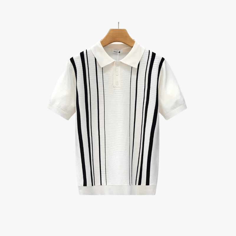 Mason Luxor Men Fashion Mason | Striped Knit Polo