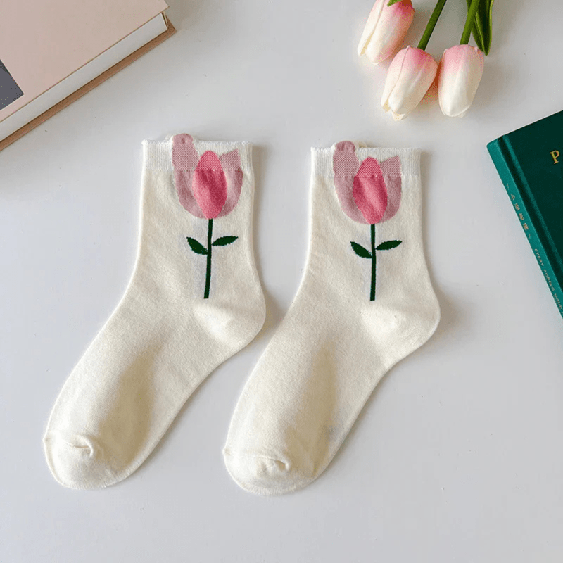 Mason Luxor Men Fashion Mason | Cute Spring Flower Socks for Her - Women’s Garden-Inspired Ankle Socks