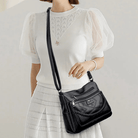 Mason Luxor Men Fashion Mason | Women Leather Shoulder Bag – Classic Style with Pockets Extra Storage