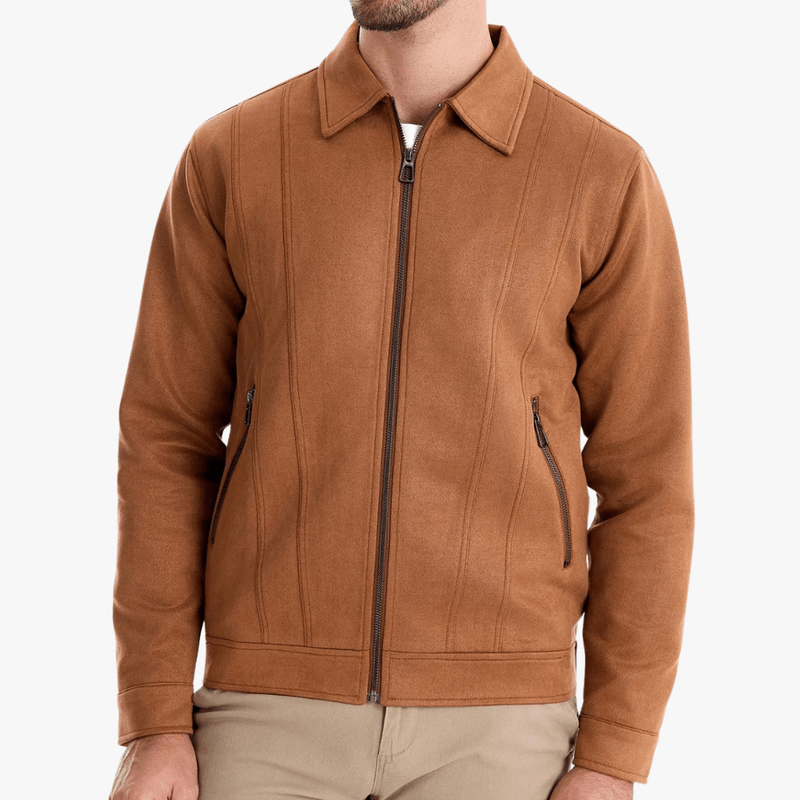 Mason Luxor Men Fashion Mason | Mens Faux Suede Bomber Jackets Midweight