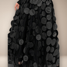 Mason Luxor Men Fashion Mason | Elegant High Waist Mesh Circle Skirt – Maxi Length - Gothic Glam