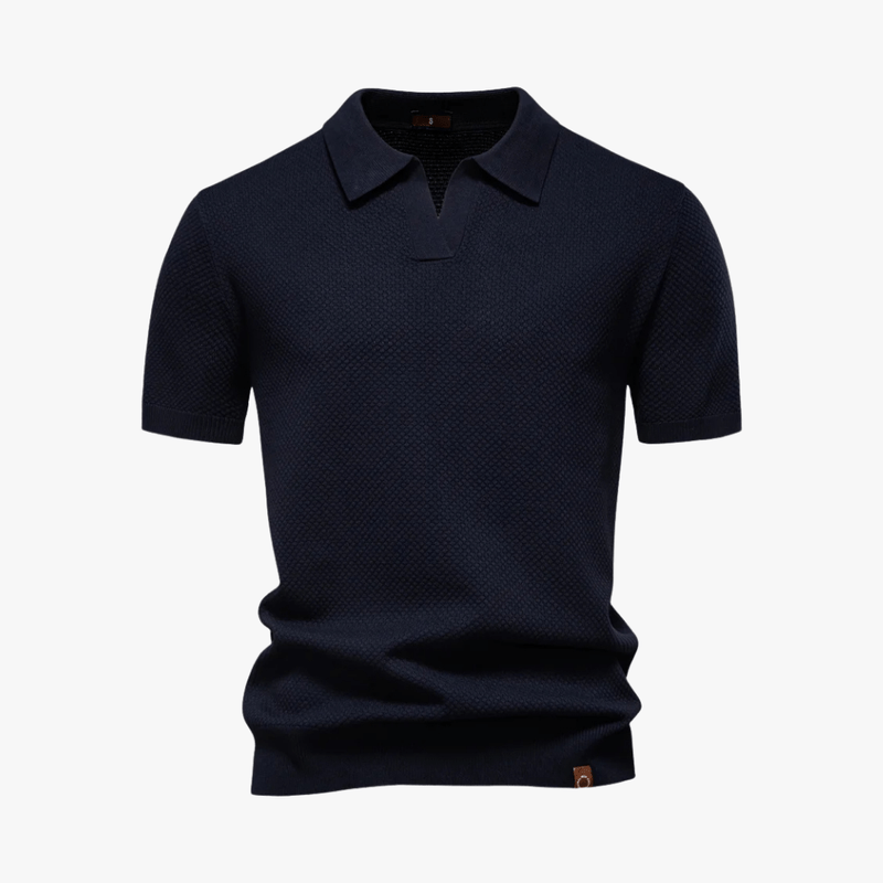 Mason Luxor Men Fashion Mason | Modern Knit Polo Shirt