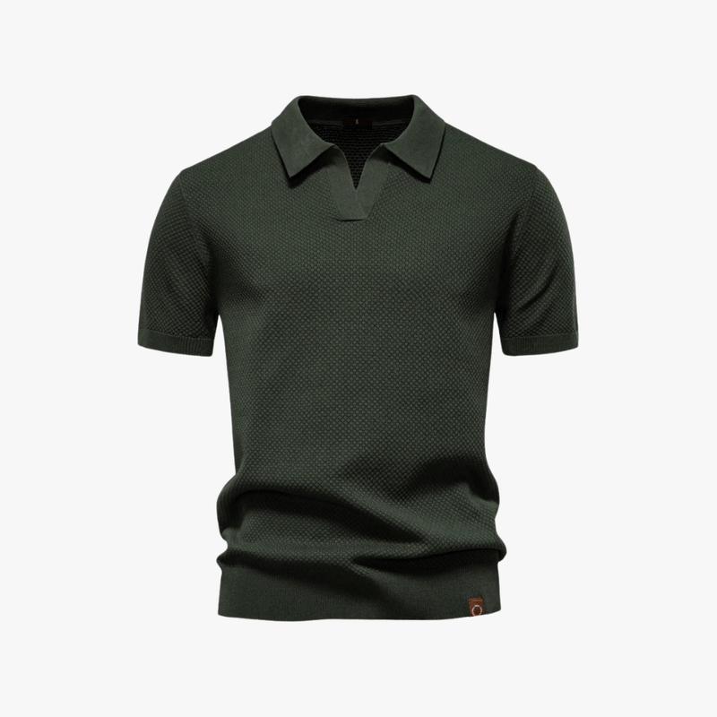 Mason Luxor Men Fashion Mason | Modern Knit Polo Shirt
