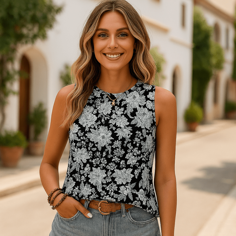 Mason Luxor Men Fashion Mason | Womens Vest Tops Eyelet Loose Casual Summer Tops Crew Neck Basic Sleeveless Shirts Trendy 2025