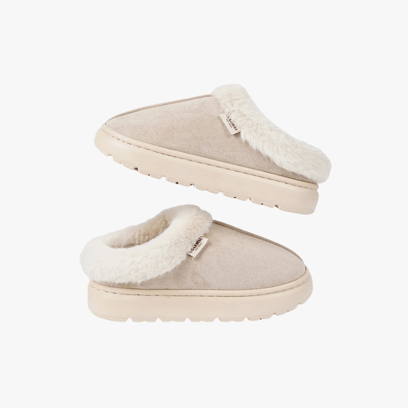 Mason Luxor Men Fashion Mason | Women's Micro Suede Fuzzy Plush Lined Slippers with Cozy Memory Foam