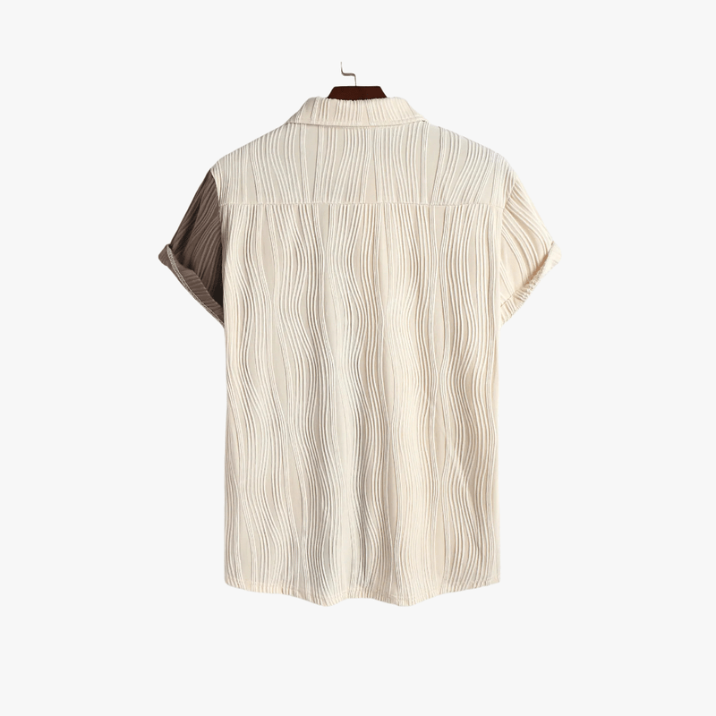 Mason Luxor Men Fashion Mason | Half-and-half Contrast Shirt