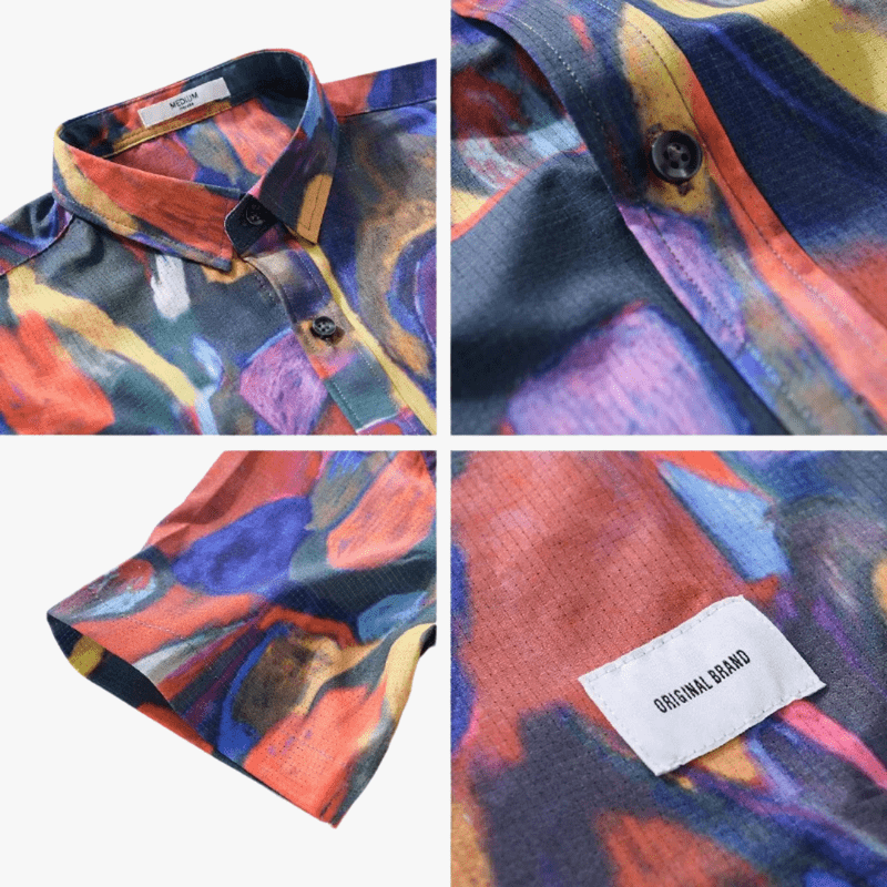 Mason Luxor Men Fashion Mason | Summer Artistic Shirt
