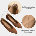 Mason Luxor Men Fashion Mason | Women's Flats Shoes Pointed Toe Knit Ballet Comfortable Dressy Slip On Flat