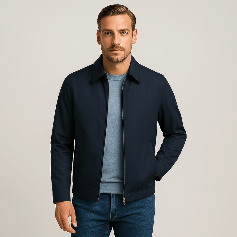 Mason Luxor Men Fashion Mason | Men's Lightweight Jackets Casual Windbreaker Stylish Light Fall Spring Golf Work Dress Business