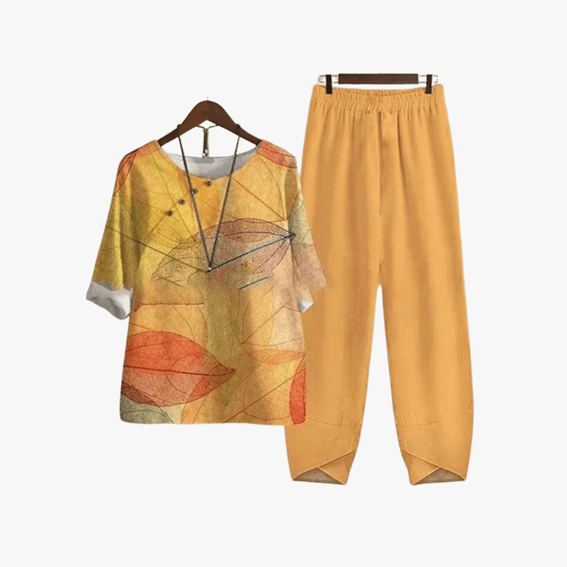 Mason Luxor Men Fashion Mason | Women Two-Piece Spring Lounge Set with Butterfly Print