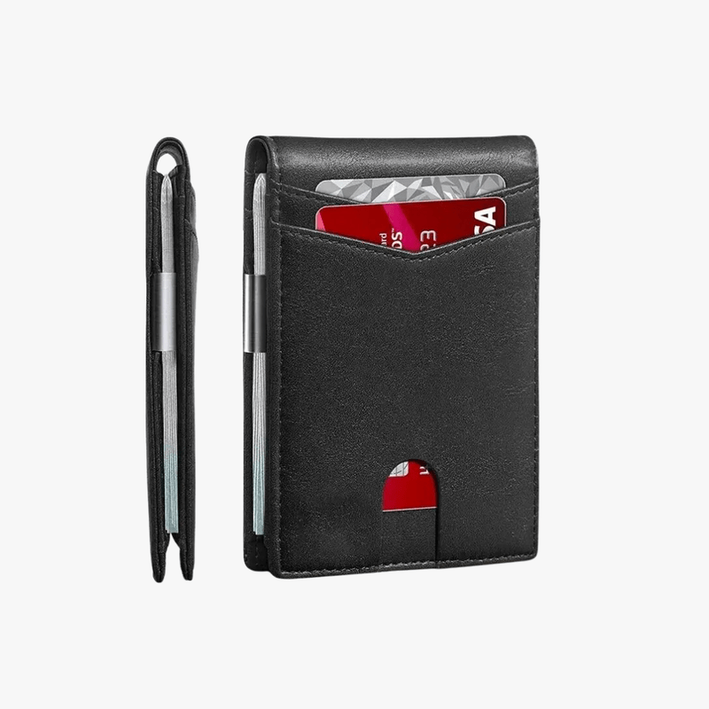 Mason Luxor Men Fashion Mason | Mens Wallets Slim RFID Blocking Carbon Fiber Leather Wallets Mens