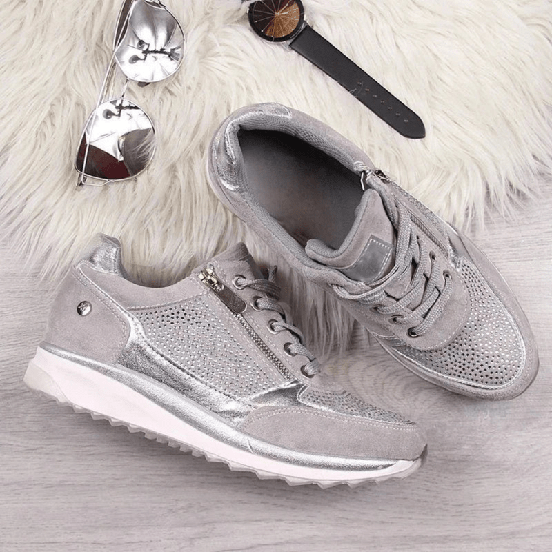 Mason Luxor Men Fashion Mason | Fashion Lace-Up Sneakers with Zip for Women - Comfort Trainers