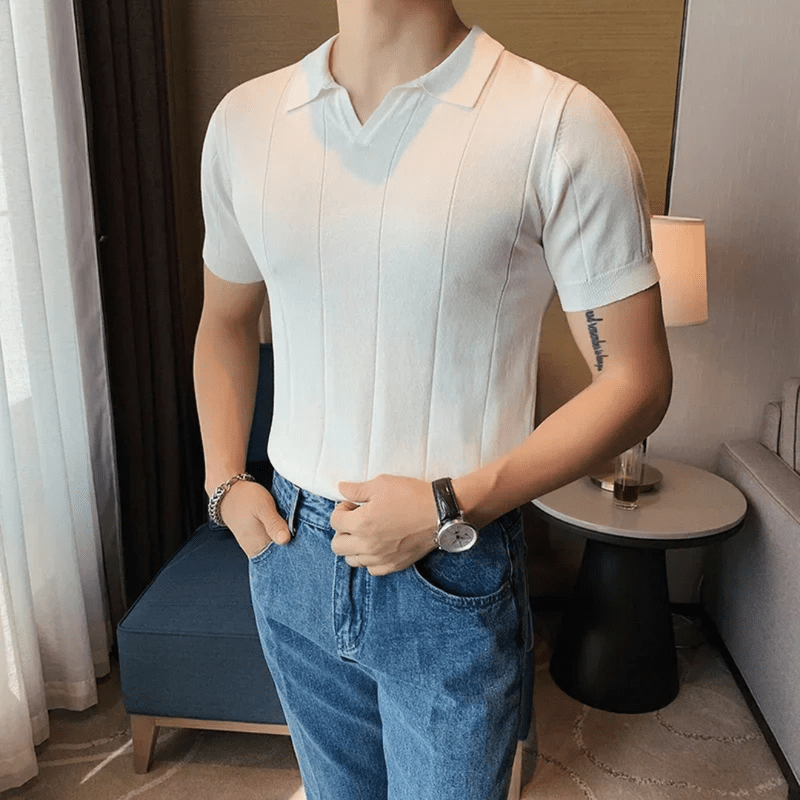 Mason Luxor Men Fashion Mason | Elegant Knit Polo