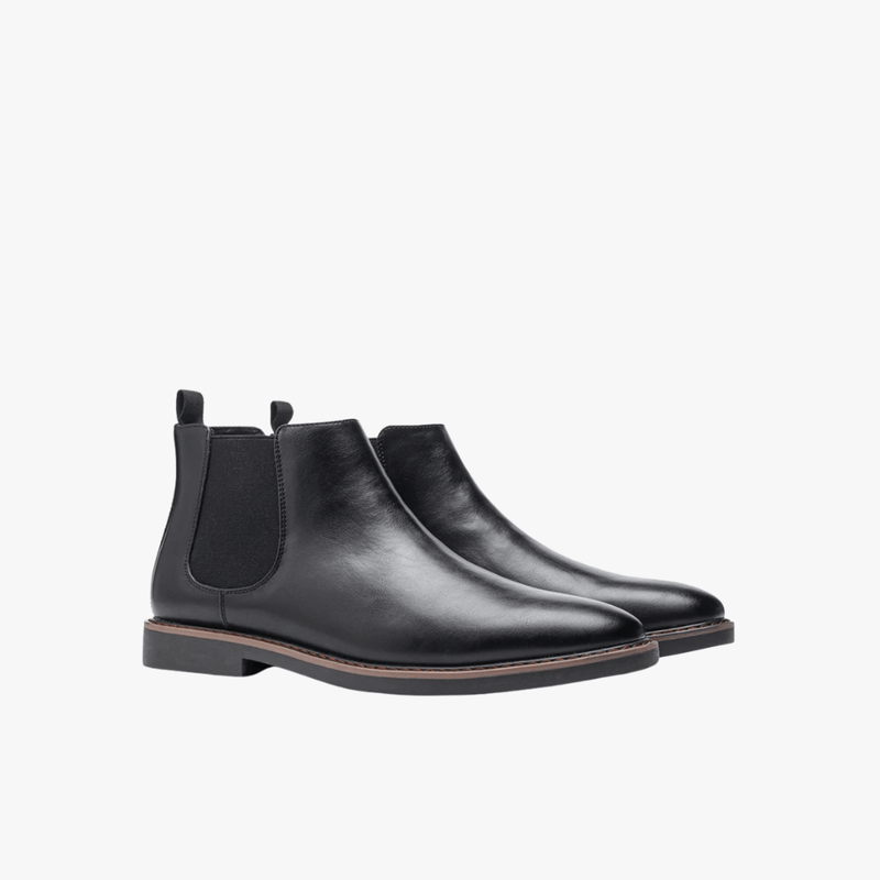 Mason Luxor Men Fashion Mason | Chelsea Boots Men Polished Leather Dress Boots Stylish Classic Retro Slip On Boots for Men