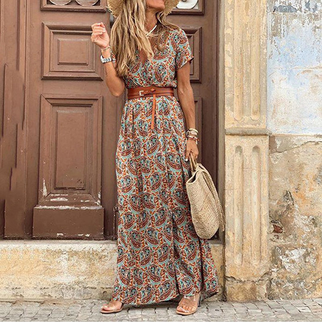 Mason Luxor Men Fashion Mason | Boho Maxi Dress for Women - Summer Casual Long Dresses for Ladies