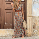 Mason Luxor Men Fashion Mason | Boho Maxi Dress for Women - Summer Casual Long Dresses for Ladies