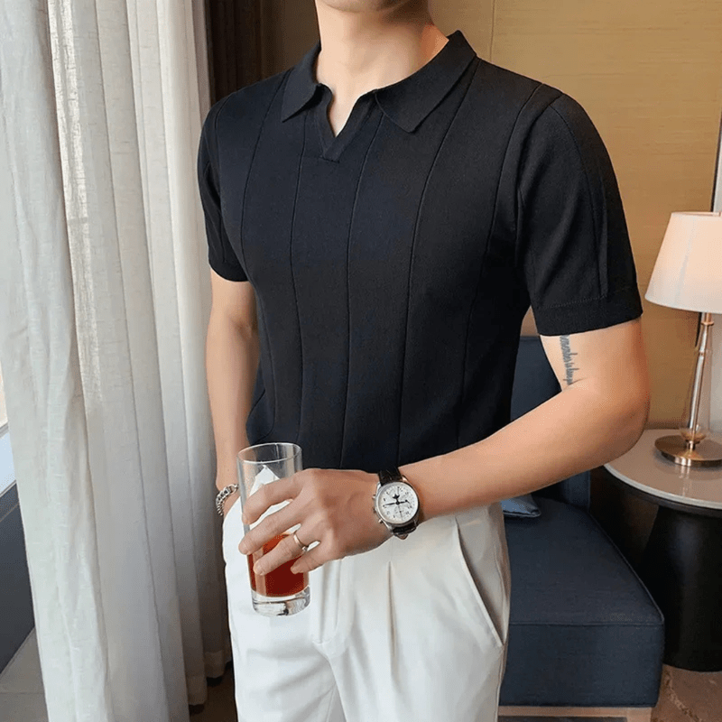 Mason Luxor Men Fashion Mason | Elegant Knit Polo