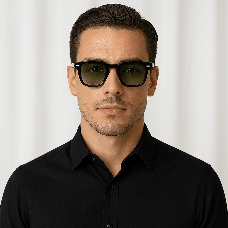Mason Luxor Men Fashion Mason | Summer Polygon Sunglasses – UV400 Protection for Men