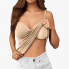 Mason Luxor Men Fashion Mason | Vest Top with Built in Bra with Padded Women's Basic Seamless Camisole