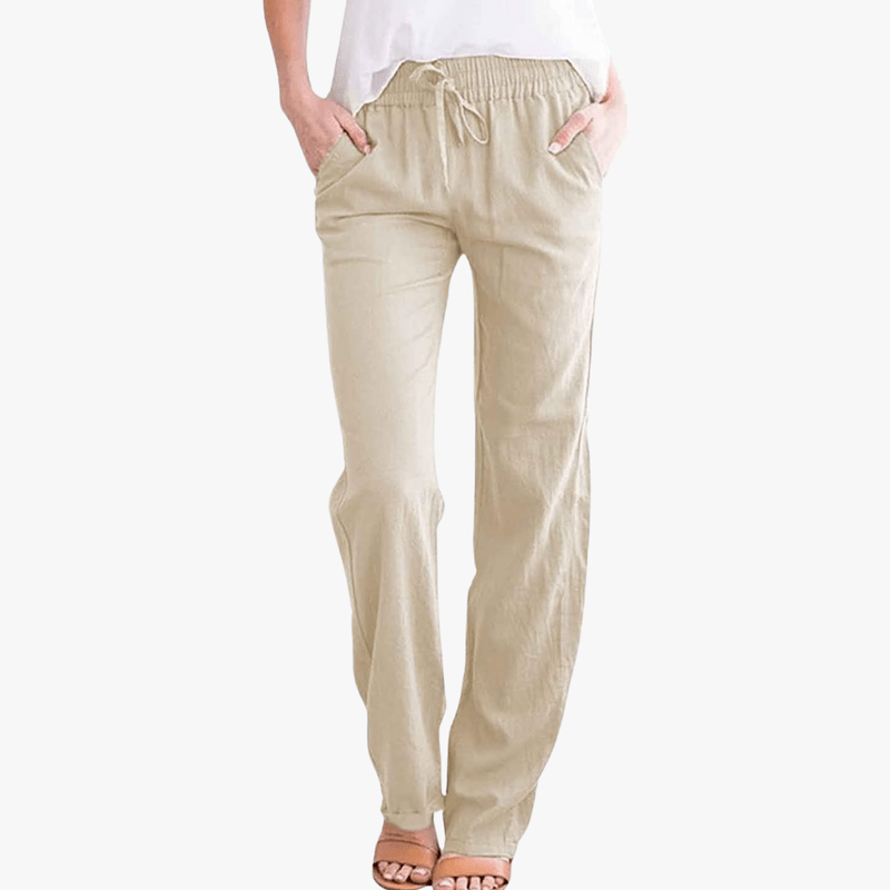 Mason Luxor Men Fashion Mason | Women's Trousers Casual Cotton Linen Pants Elasticated Waist Pants