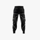 Mason Luxor Men Fashion Mason | Techwear Combat Reflective Black Cargo Pants