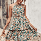 Mason Luxor Men Fashion women dress Mason | Boho Dresses for Women 2025 Floral Mini Dress Summer Dress Vacation Beach